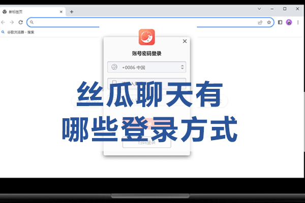 丝瓜聊天有哪些登录方式